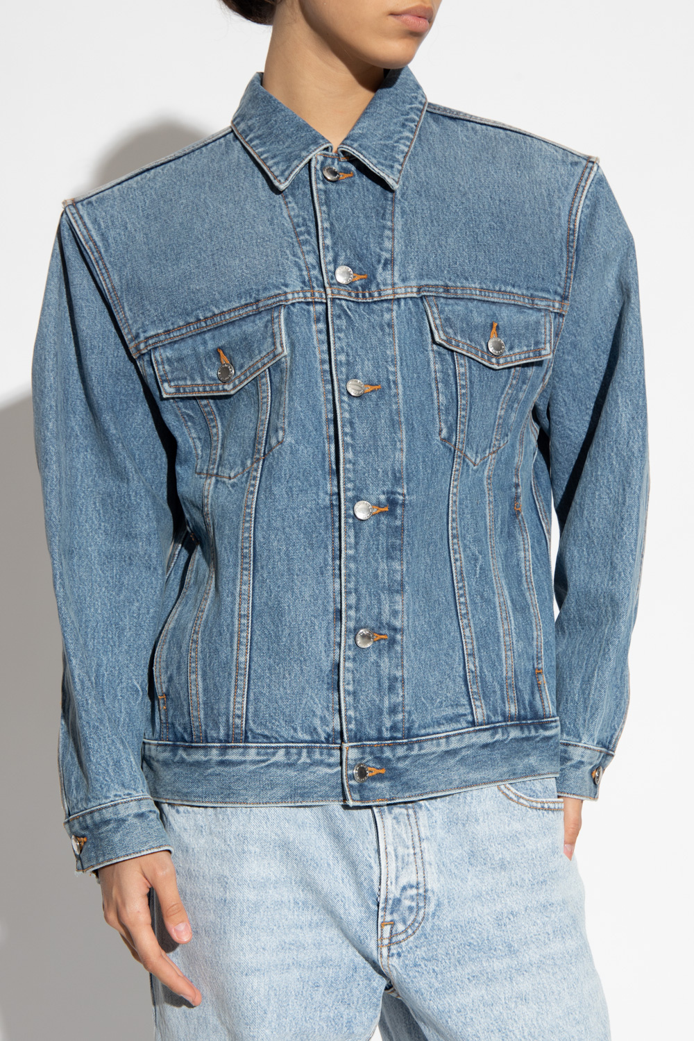 Alexander wang denim jacket hotsell